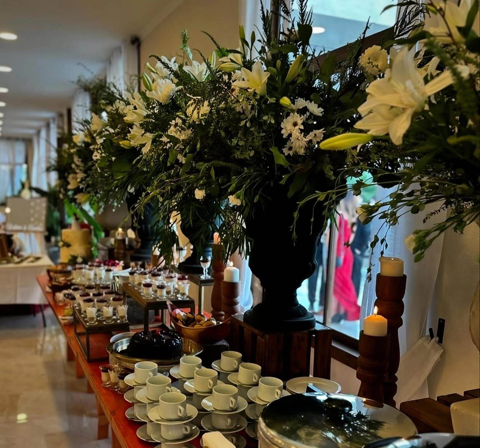 Estación de postres para matrimonio